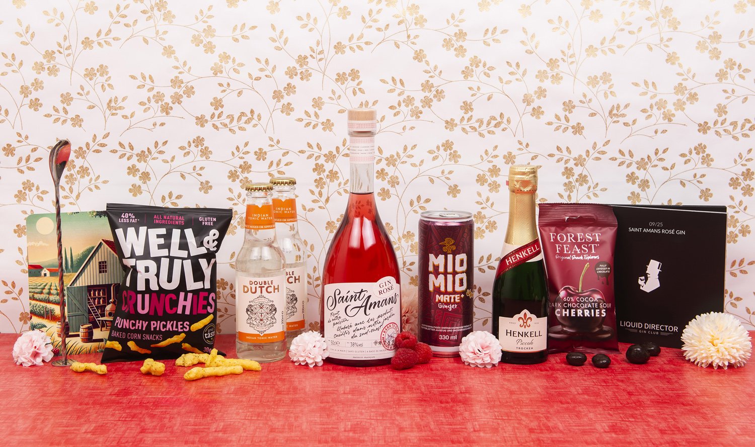 Saint Amans Gin Rose Box